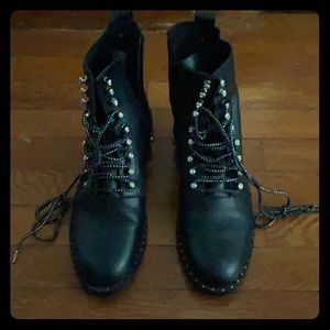 Zara military boots